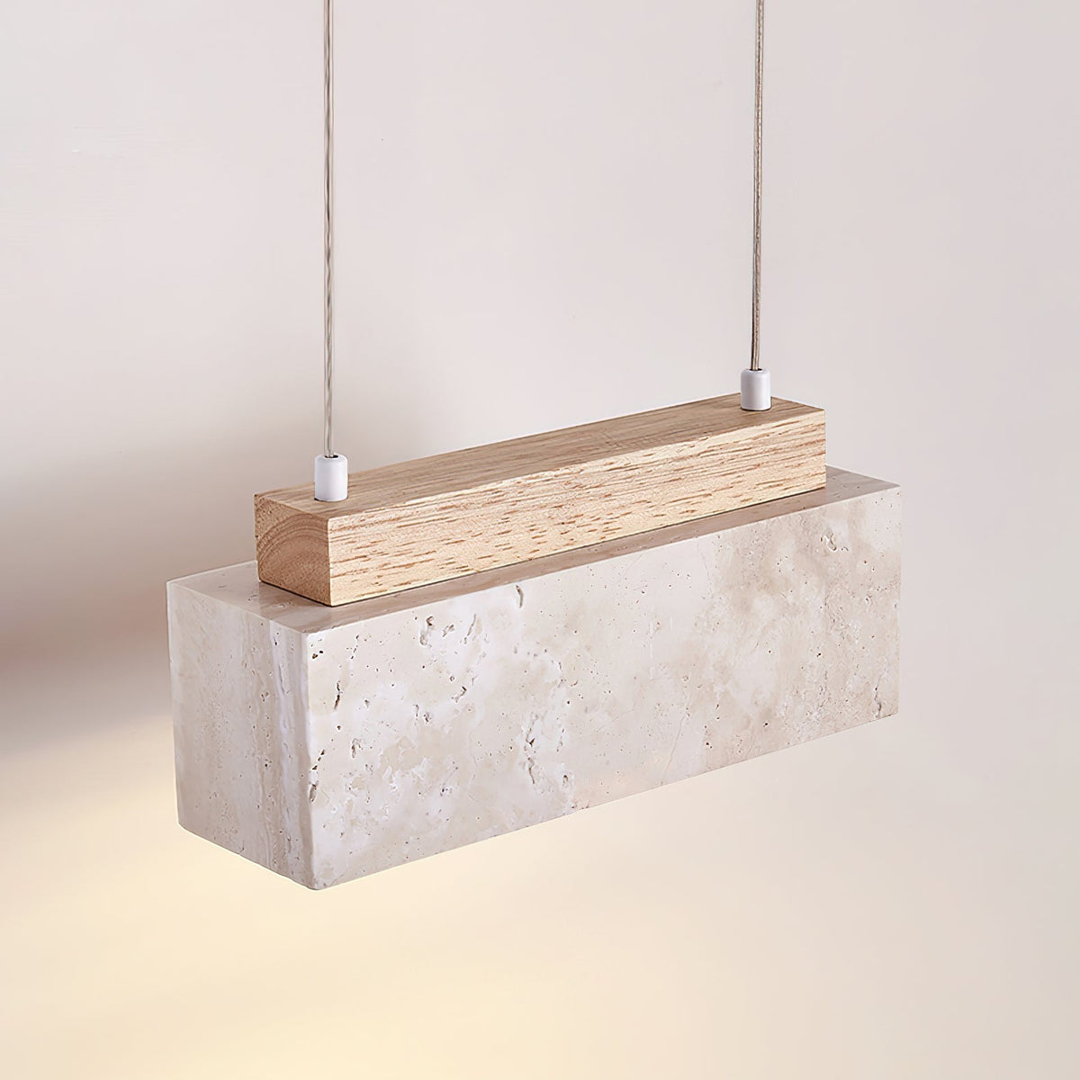 Norrelaria Travertine Pendant Light-Moonnatur