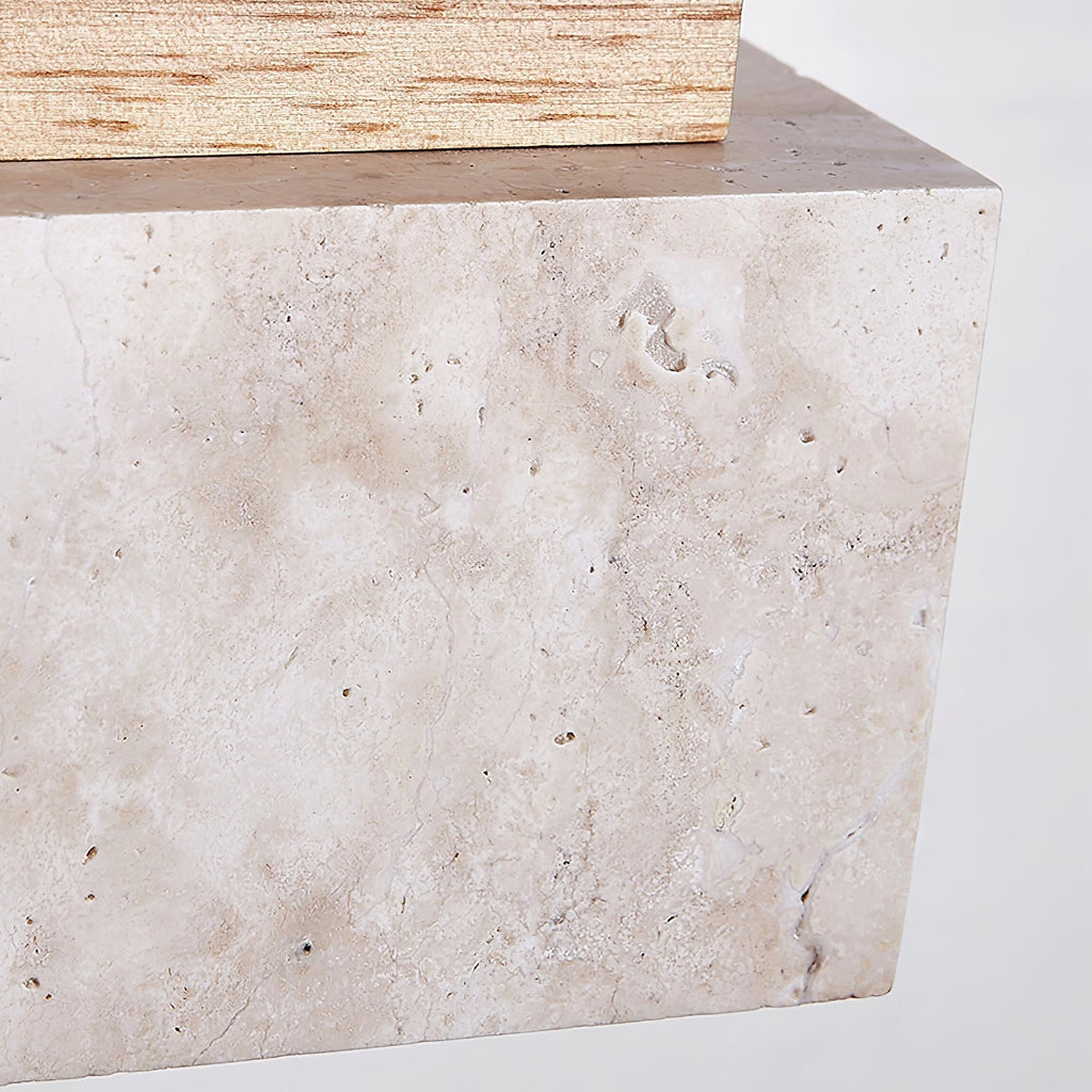 Norrelaria Travertine Pendant Light-Moonnatur