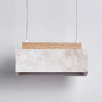 Norrelaria Travertine Pendant Light-Moonnatur