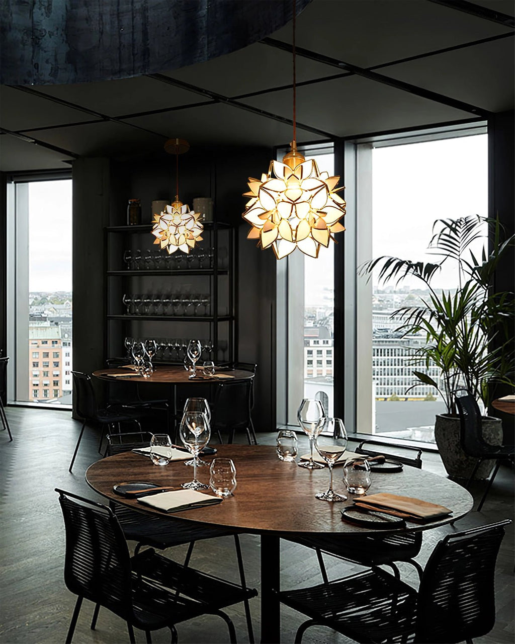 Norrenera Glass Pendant Light-Moonnatur