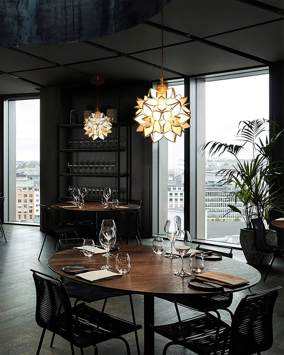 Norrenera Glass Pendant Light-Moonnatur
