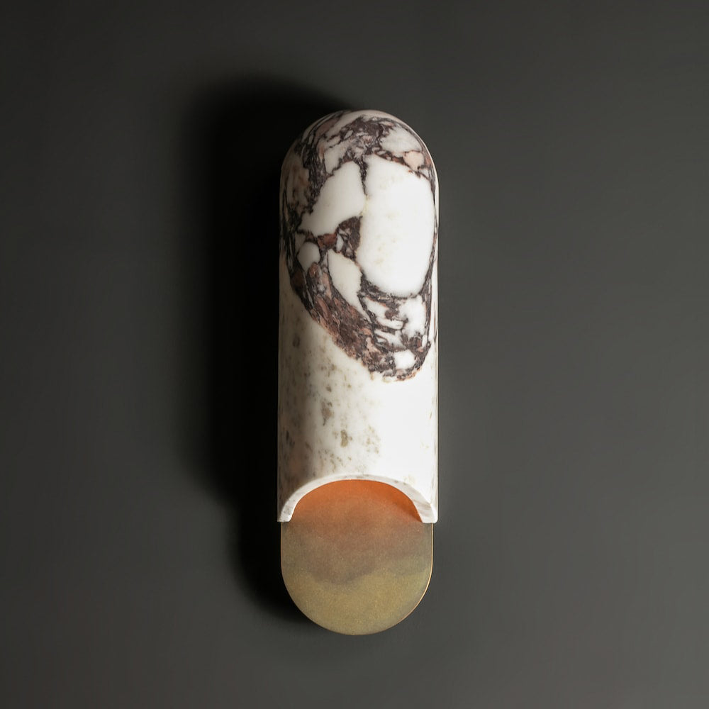 Zelvenhill Marble Wall Light-Moonnatur