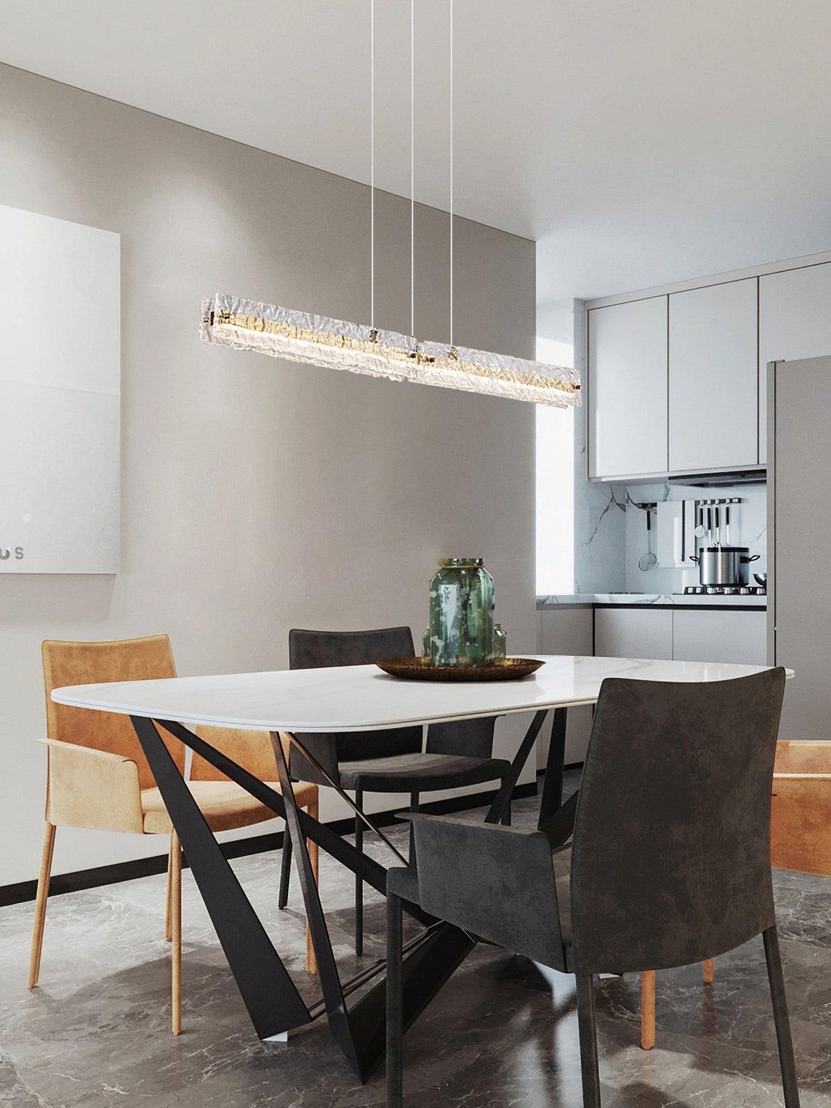 Lindenora Glass Pendant Light-Moonnatur