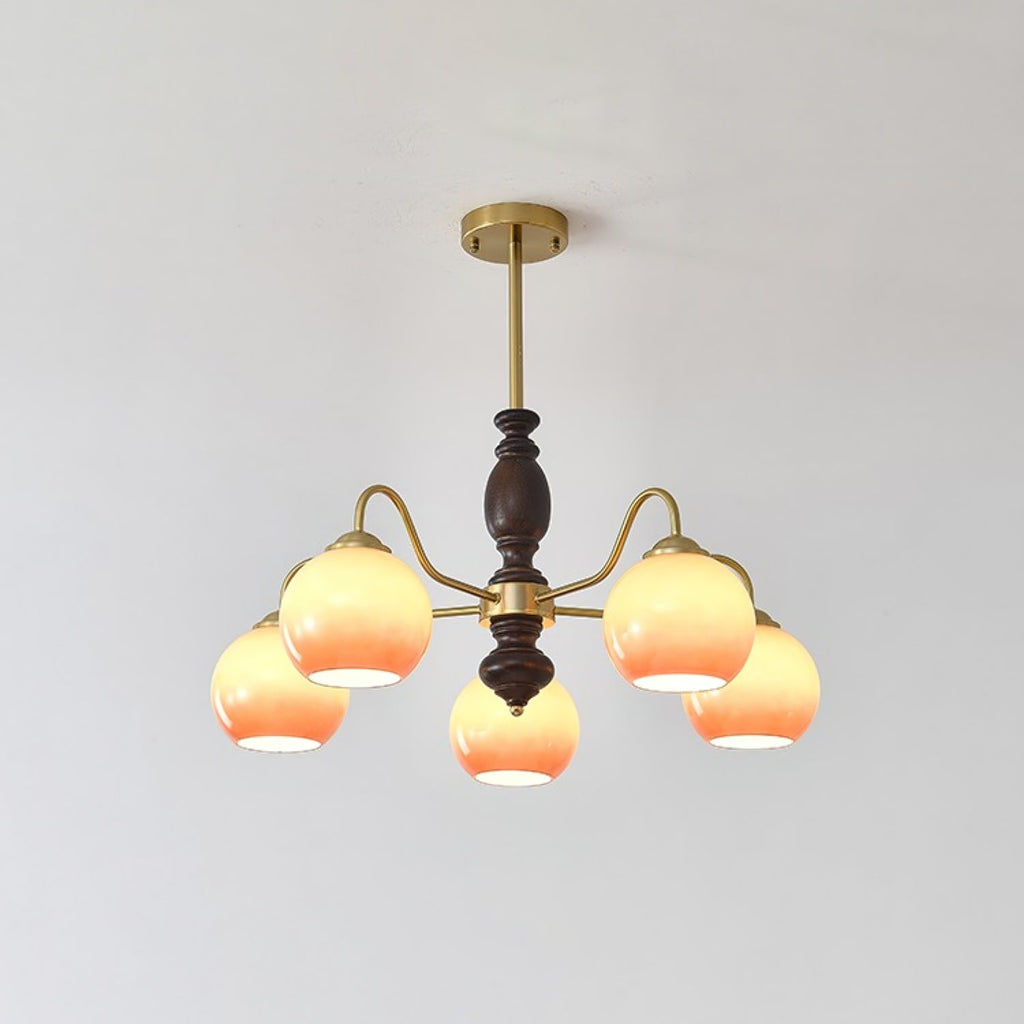 Yardenenna Glass Chandelier-Moonnatur