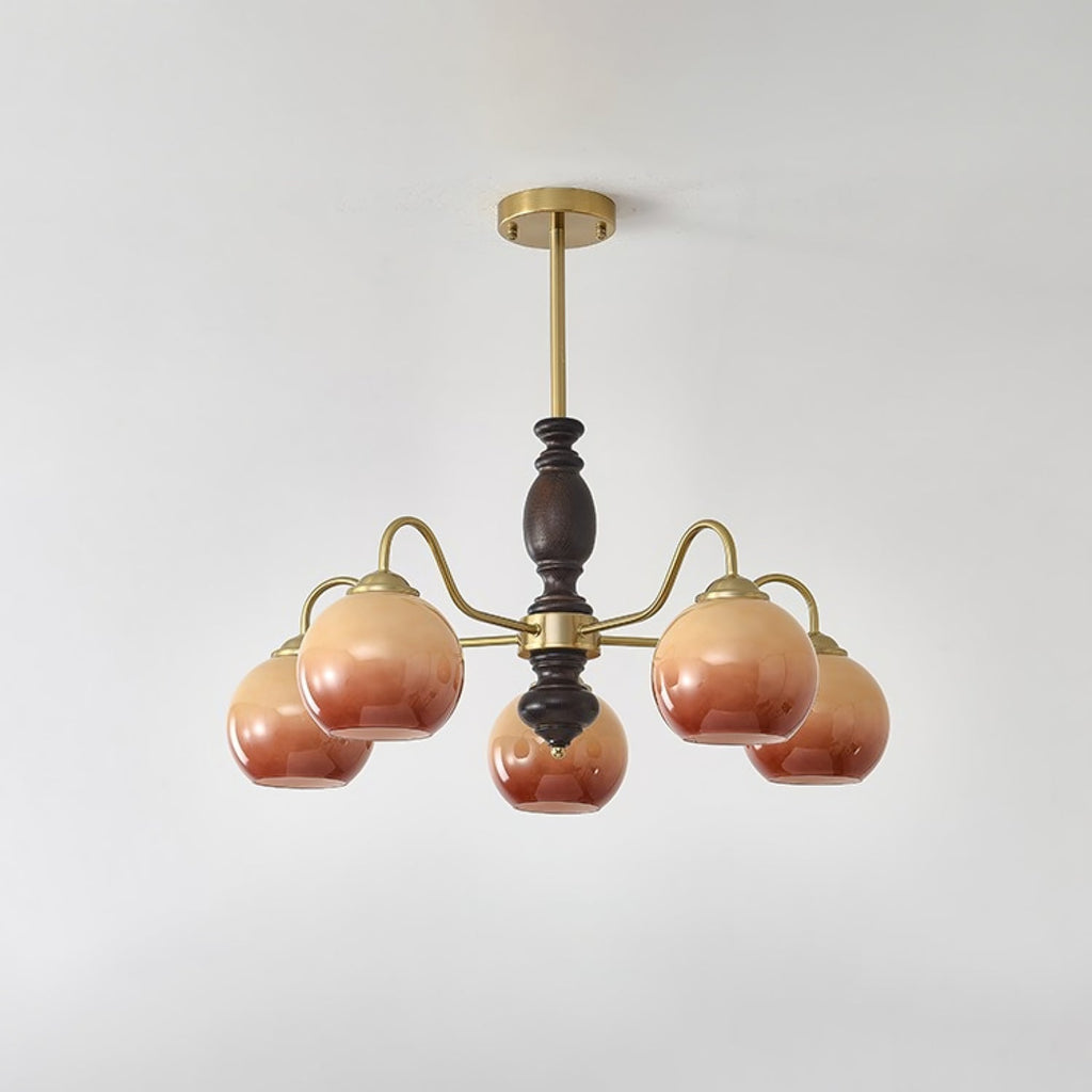 Yardenenna Glass Chandelier-Moonnatur