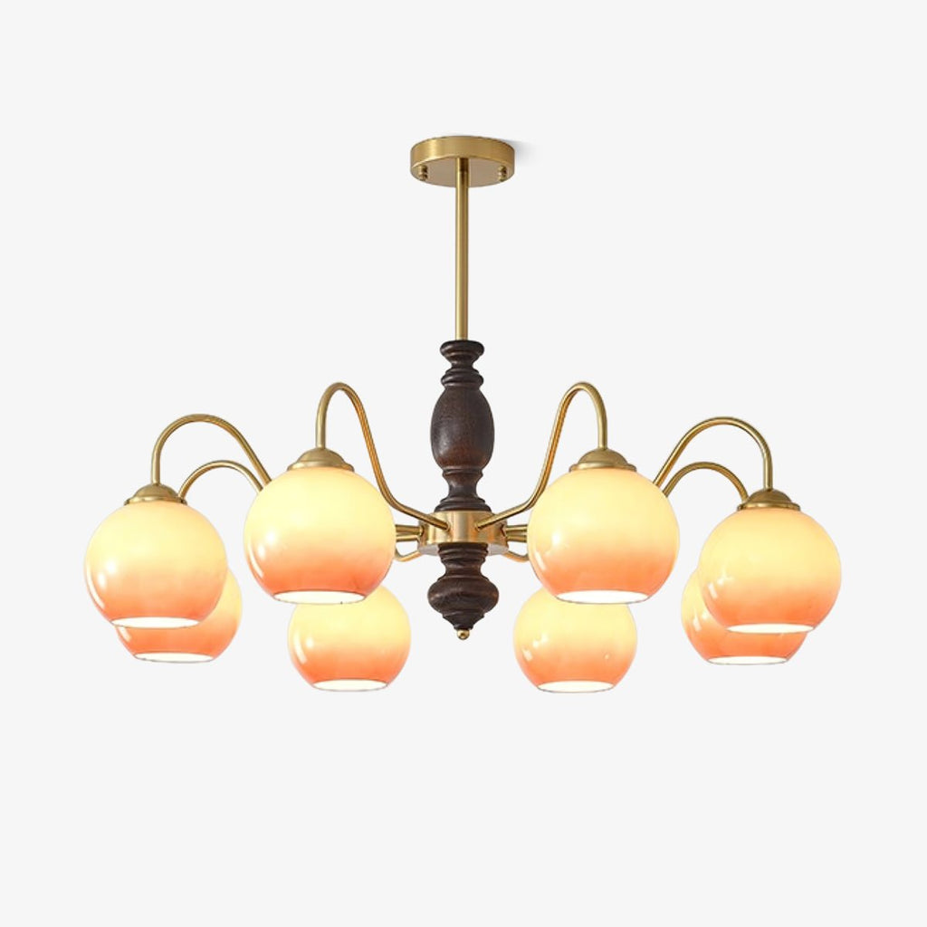 Yardenenna Glass Chandelier-Moonnatur