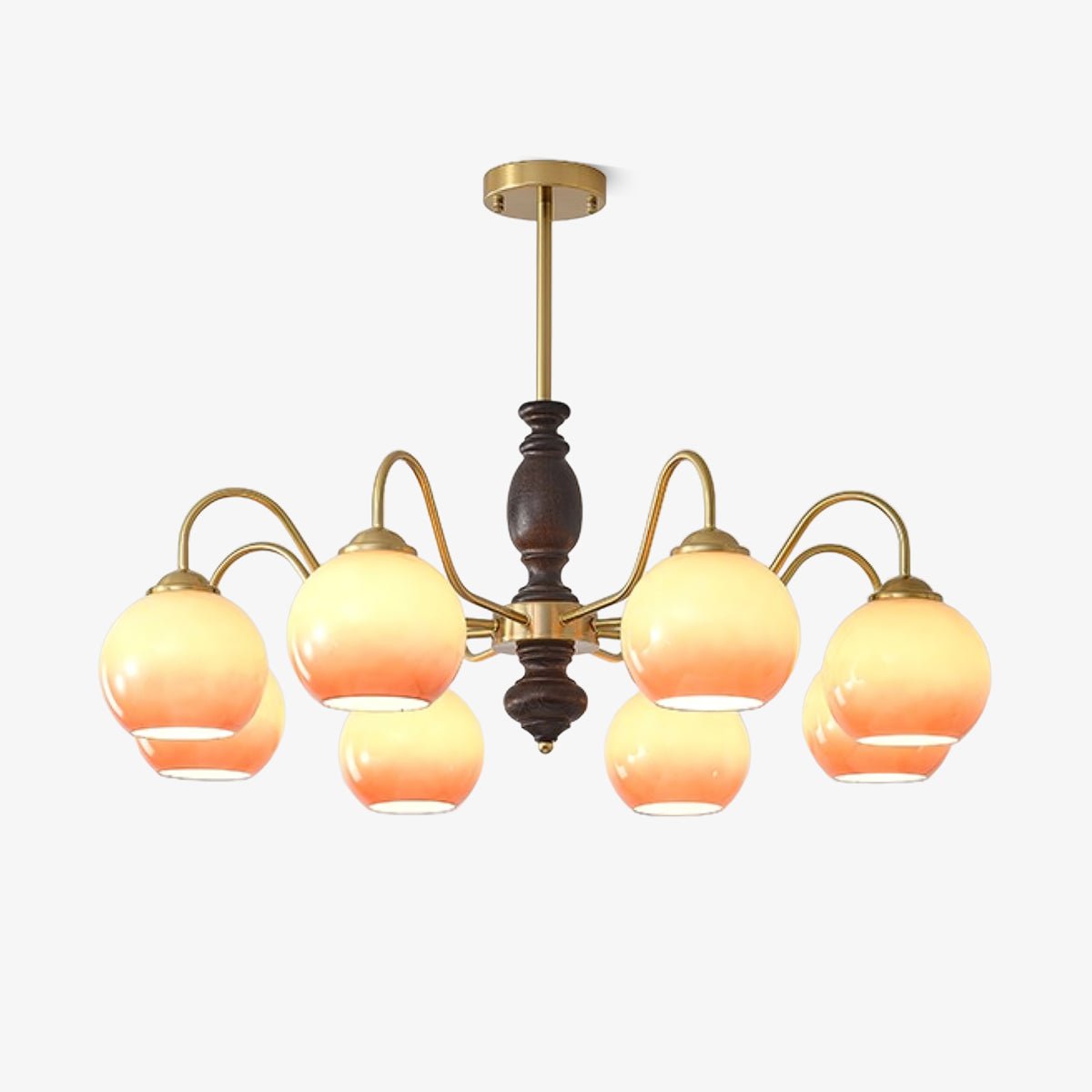 Yardenenna Glass Chandelier-Moonnatur