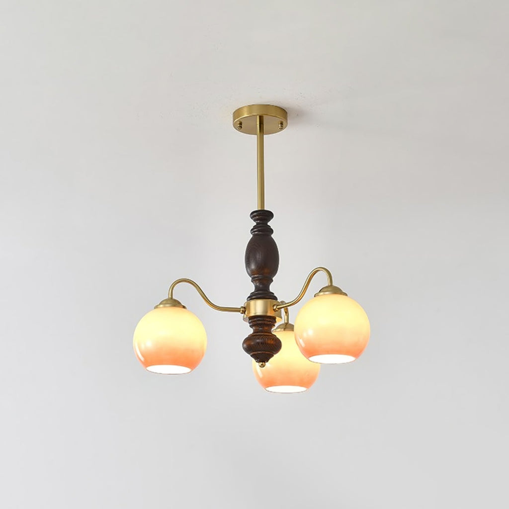 Yardenenna Glass Chandelier-Moonnatur
