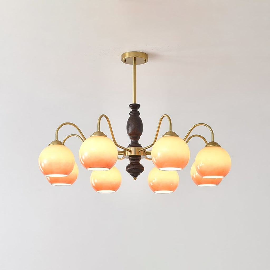 Yardenenna Glass Chandelier-Moonnatur