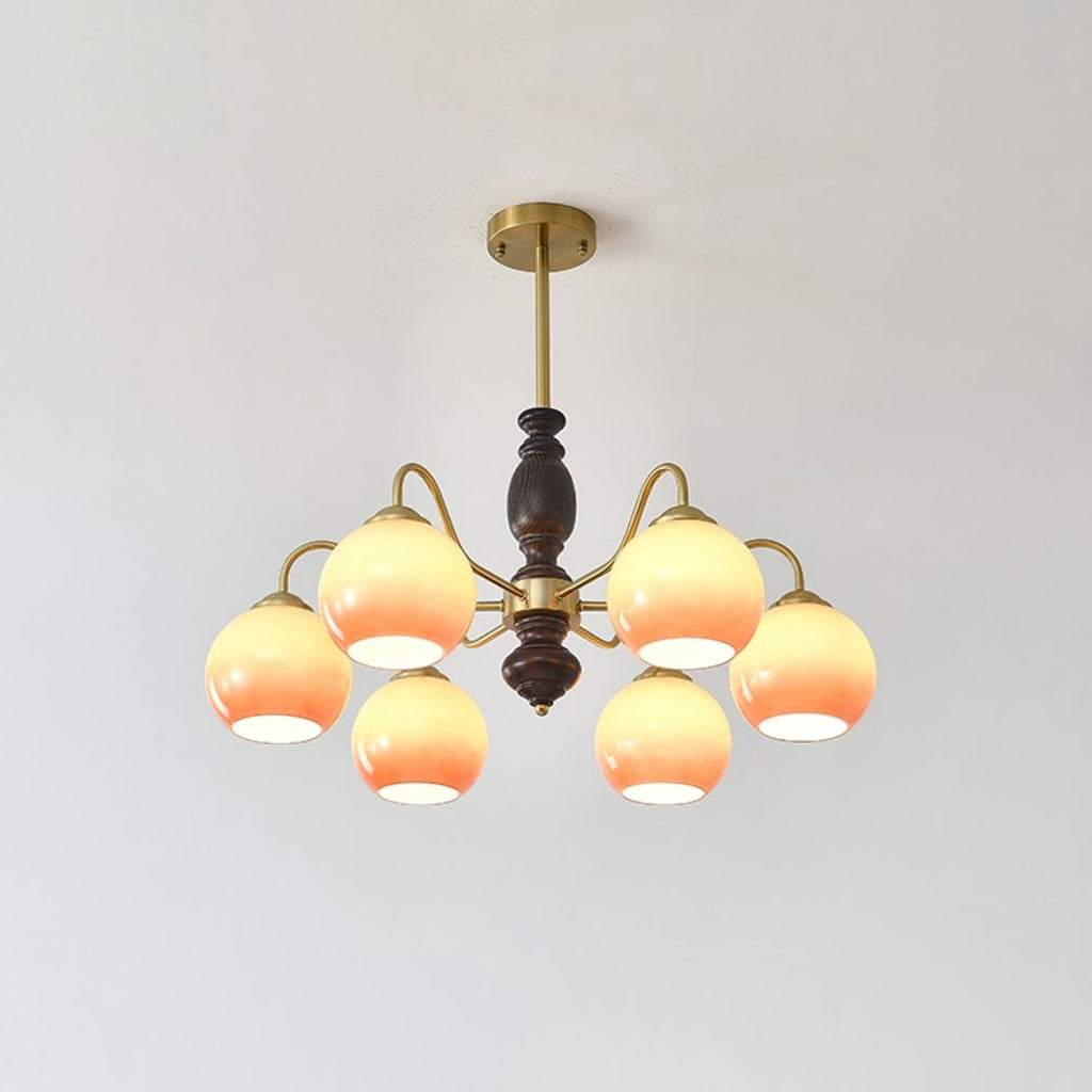 Yardenenna Glass Chandelier-Moonnatur