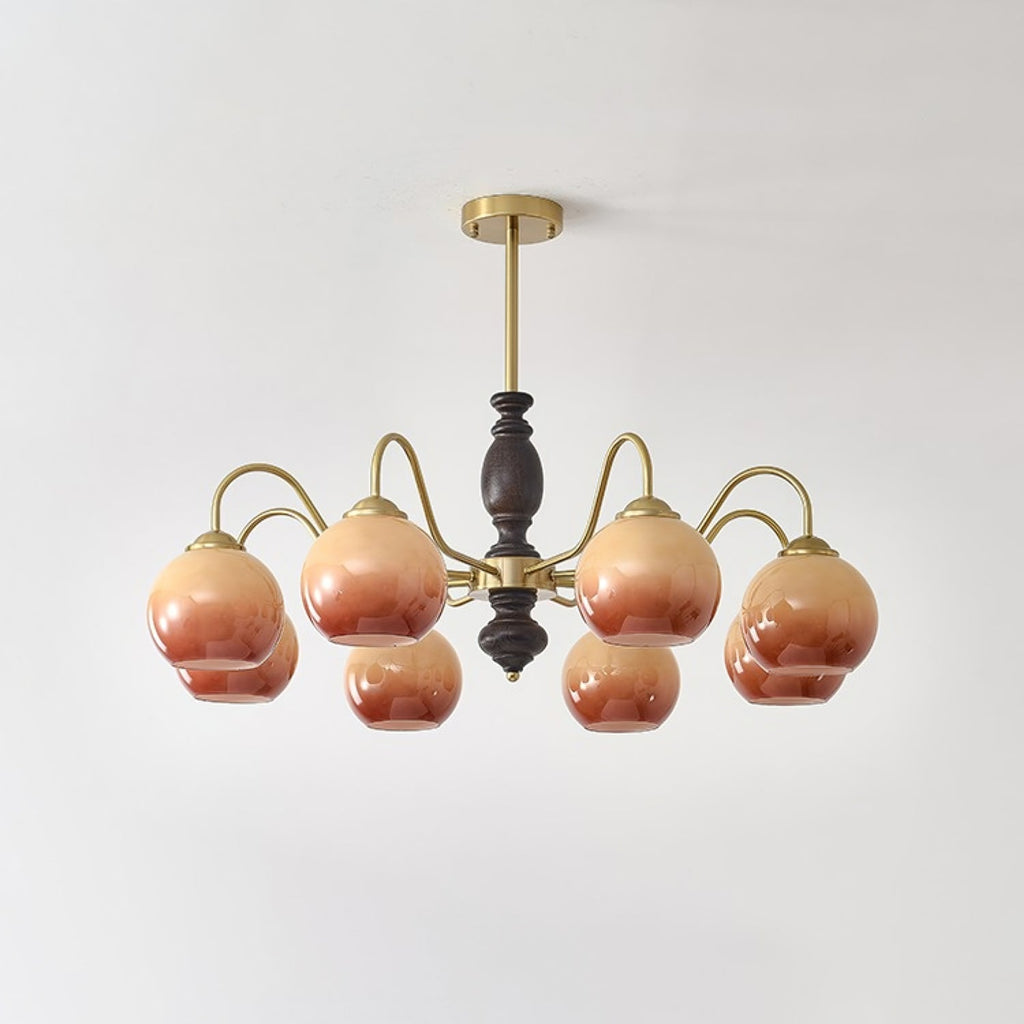 Yardenenna Glass Chandelier-Moonnatur
