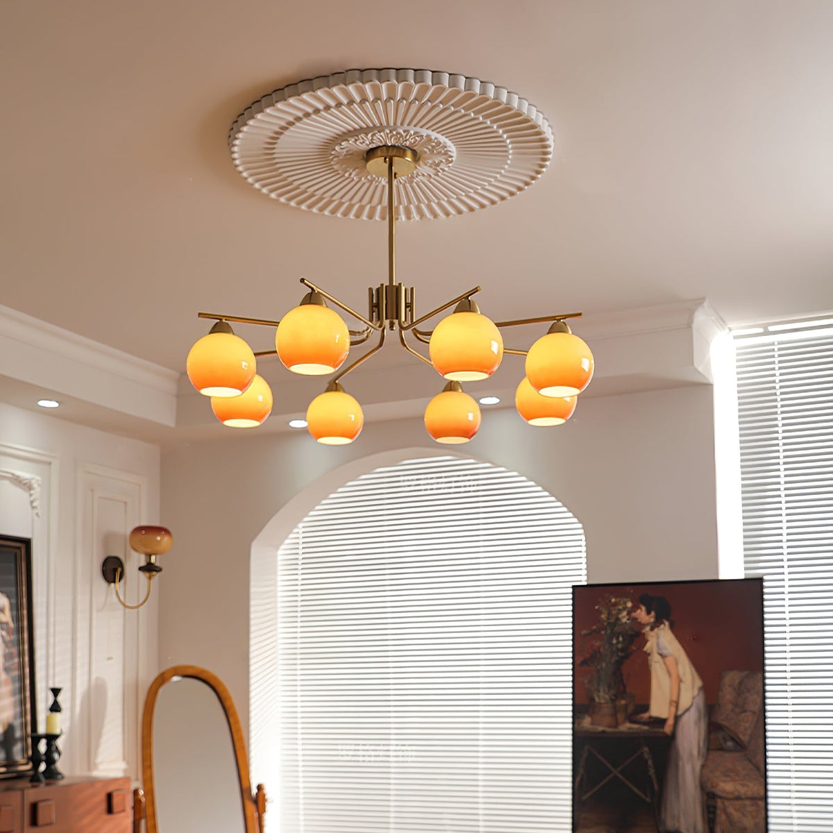 Jarenis Glass Chandelier-Moonnatur