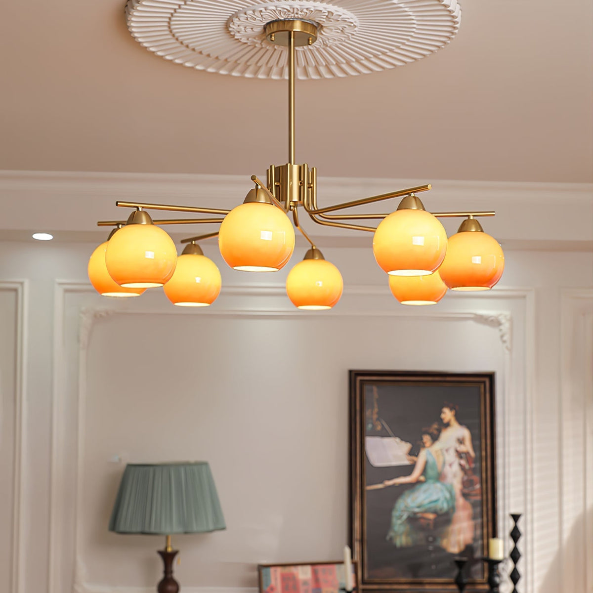 Jarenis Glass Chandelier-Moonnatur