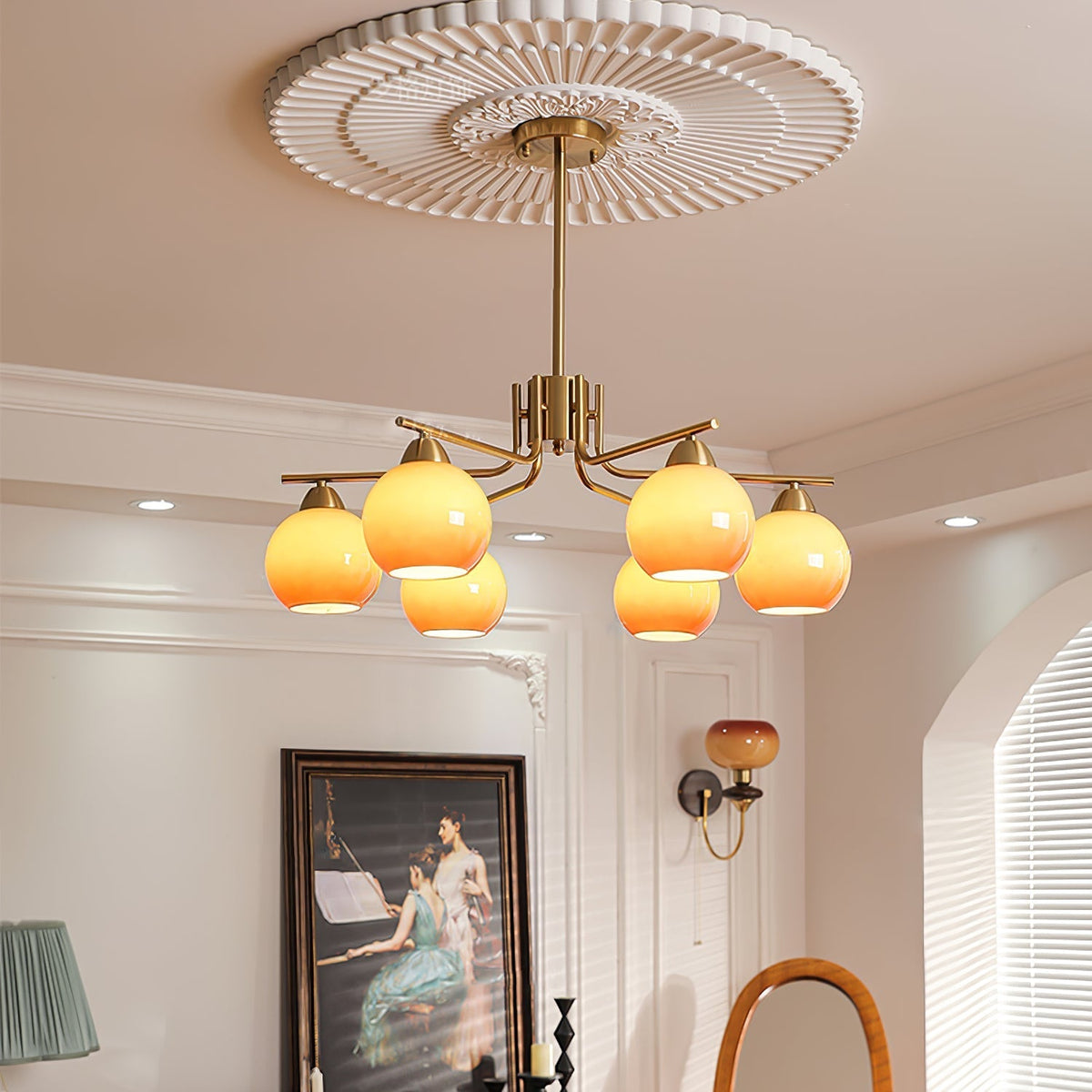Jarenis Glass Chandelier-Moonnatur