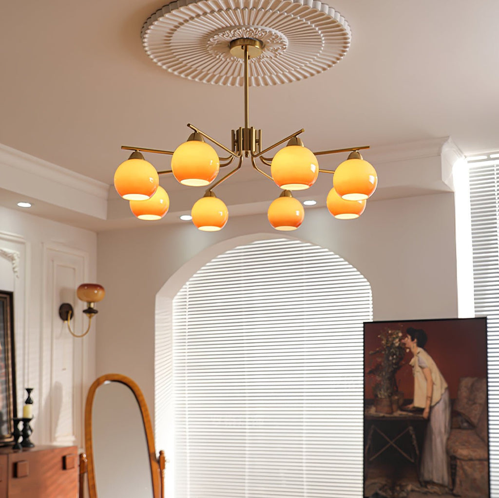 Jarenis Glass Chandelier-Moonnatur