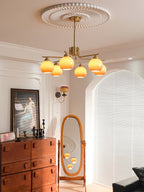 Jarenis Glass Chandelier-Moonnatur
