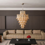 Auberfern Glass Chandelier-Moonnatur