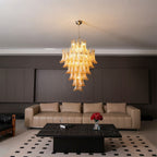 Auberfern Glass Chandelier-Moonnatur