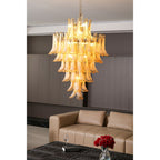 Auberfern Glass Chandelier-Moonnatur