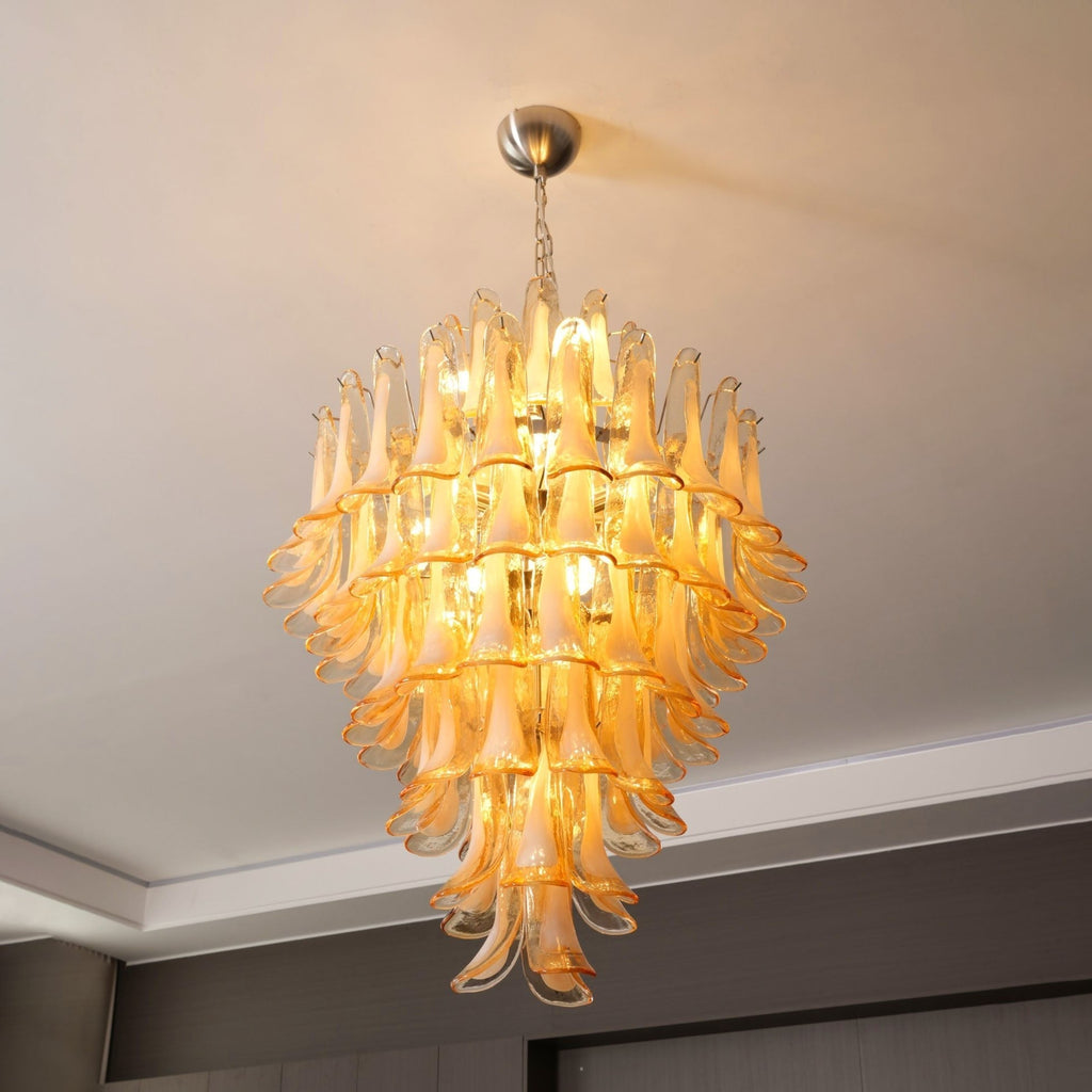 Auberfern Glass Chandelier-Moonnatur