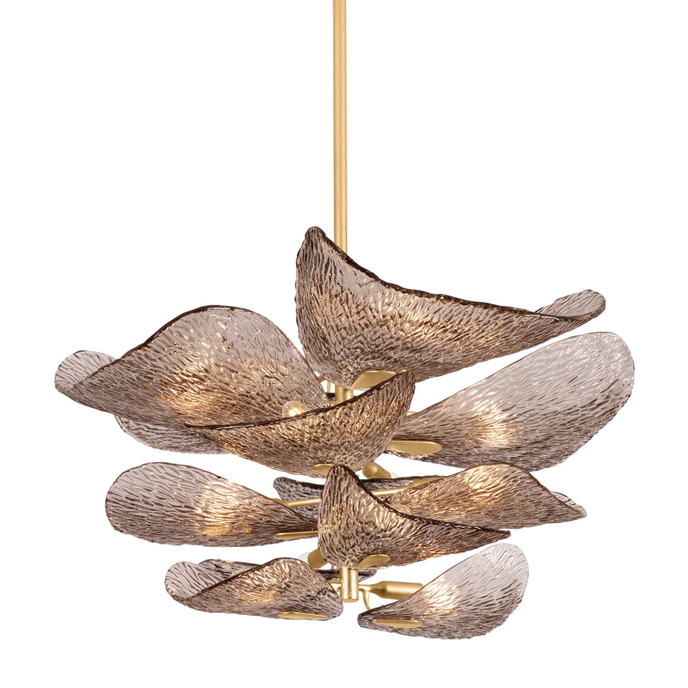 Casterrose Glass Chandelier-Moonnatur