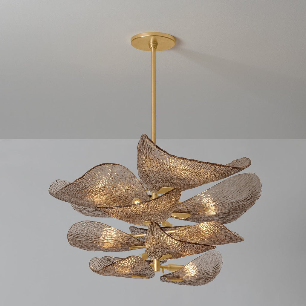 Casterrose Glass Chandelier-Moonnatur