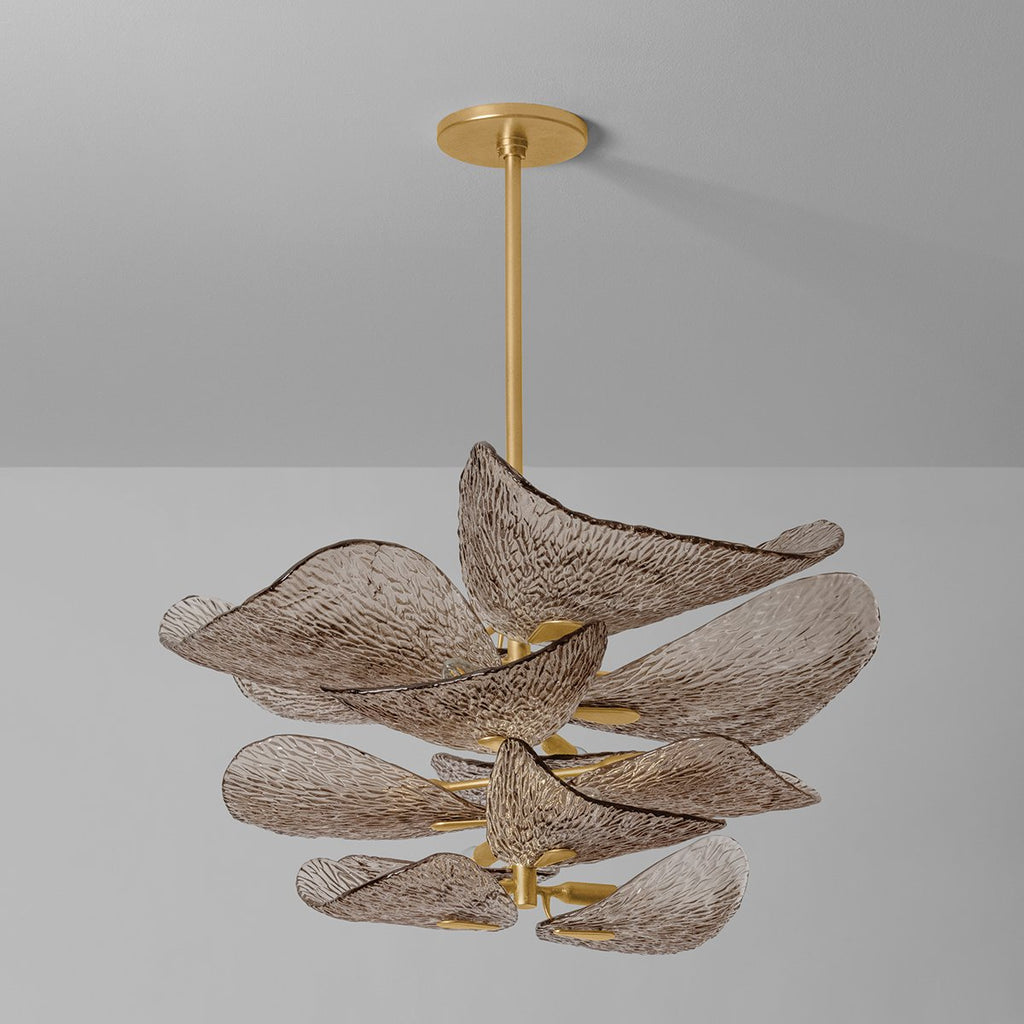 Casterrose Glass Chandelier-Moonnatur