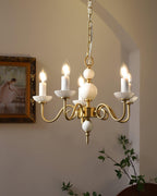 Odenwyn Brass Chandelier-Moonnatur