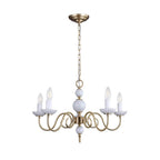 Odenwyn Brass Chandelier-Moonnatur