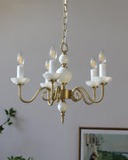Odenwyn Brass Chandelier-Moonnatur