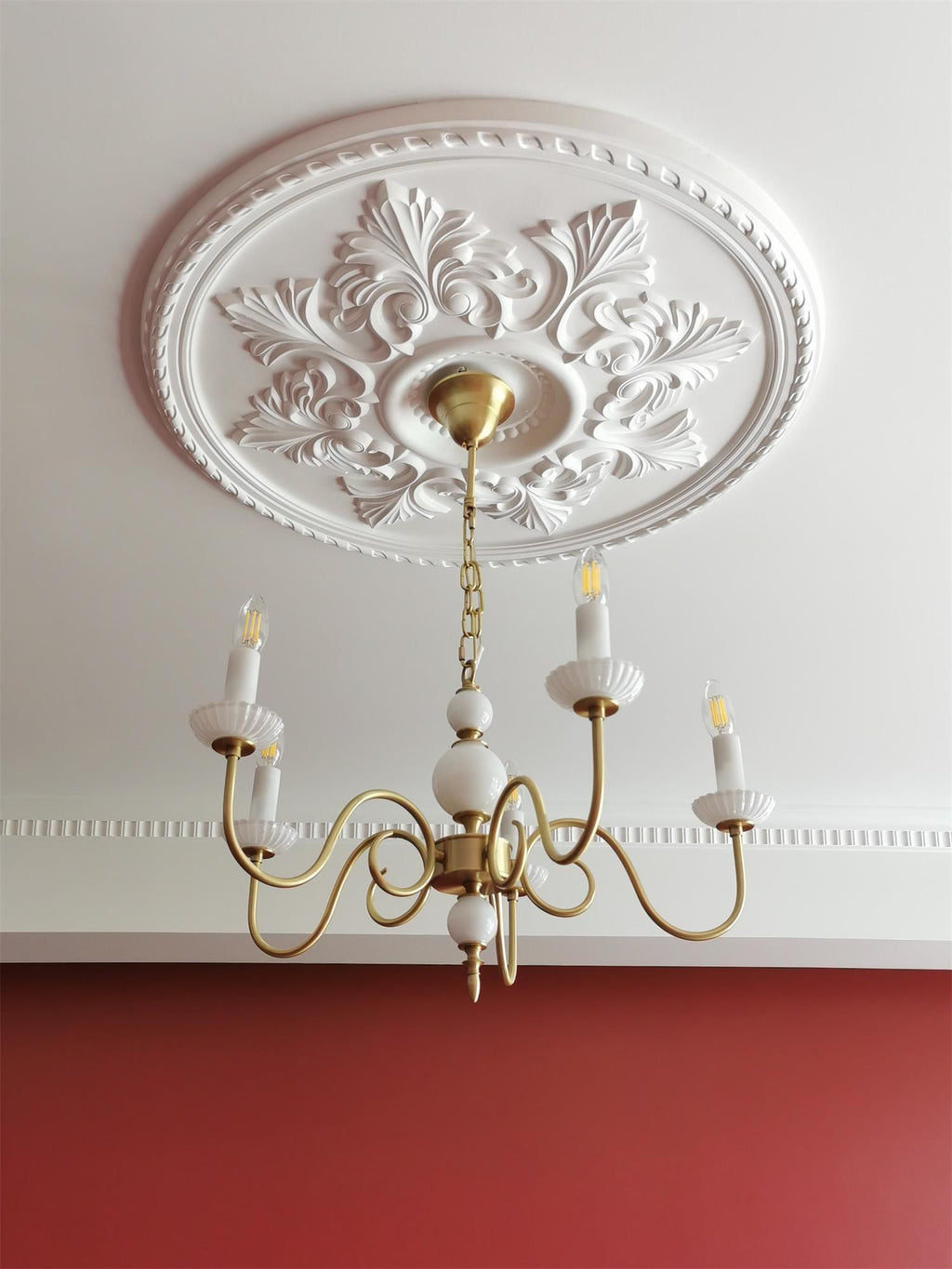 Odenwyn Brass Chandelier-Moonnatur