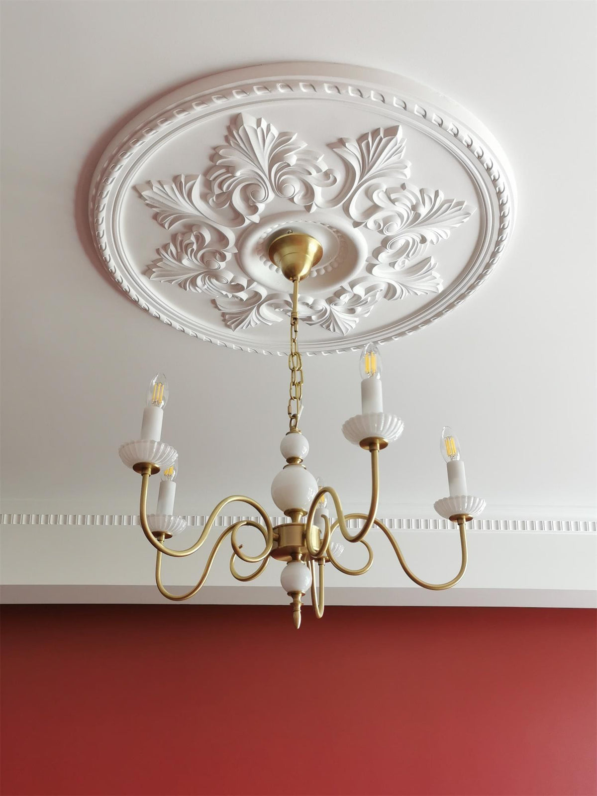 Odenwyn Brass Chandelier-Moonnatur