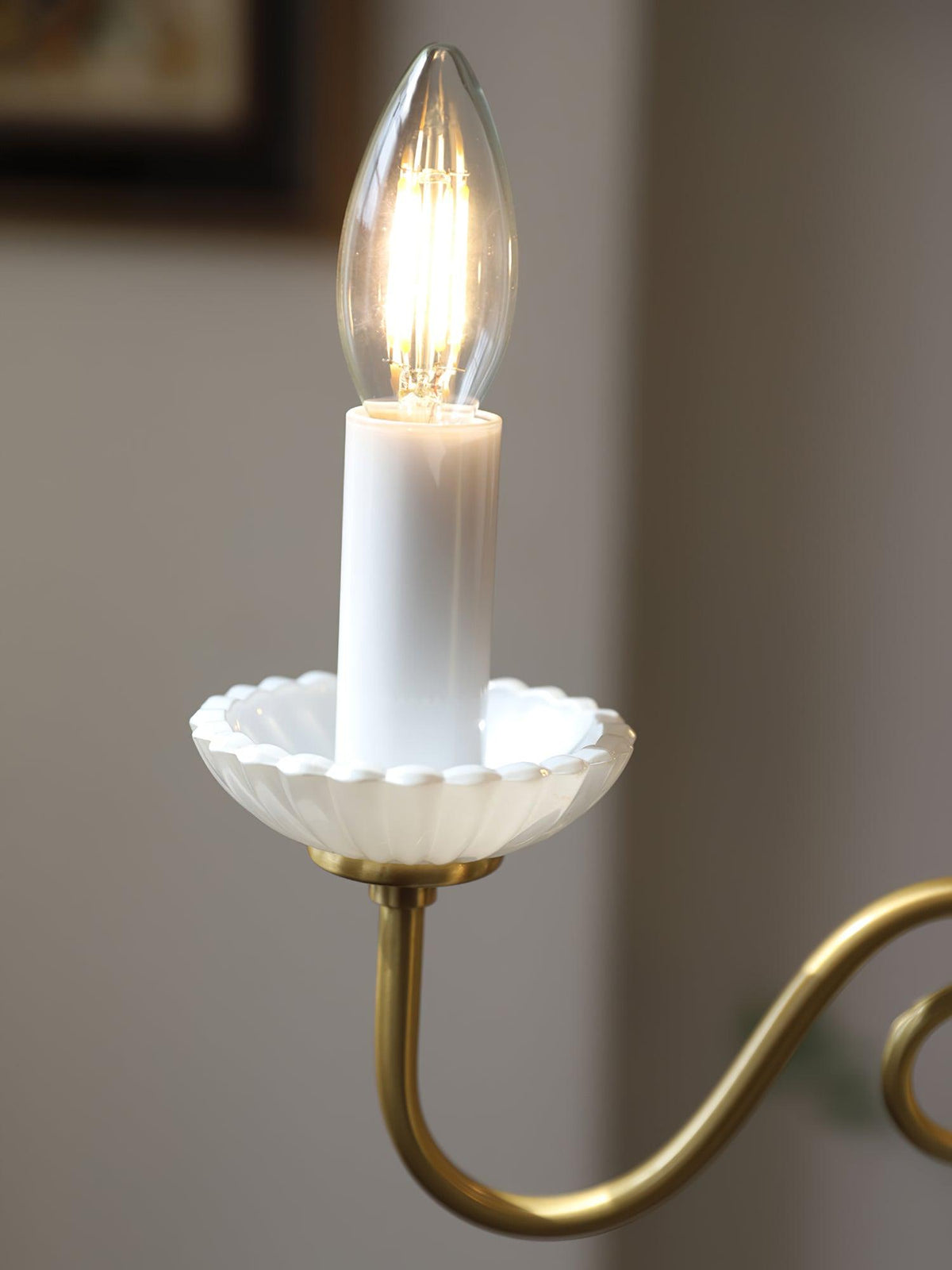 Odenwyn Brass Chandelier-Moonnatur