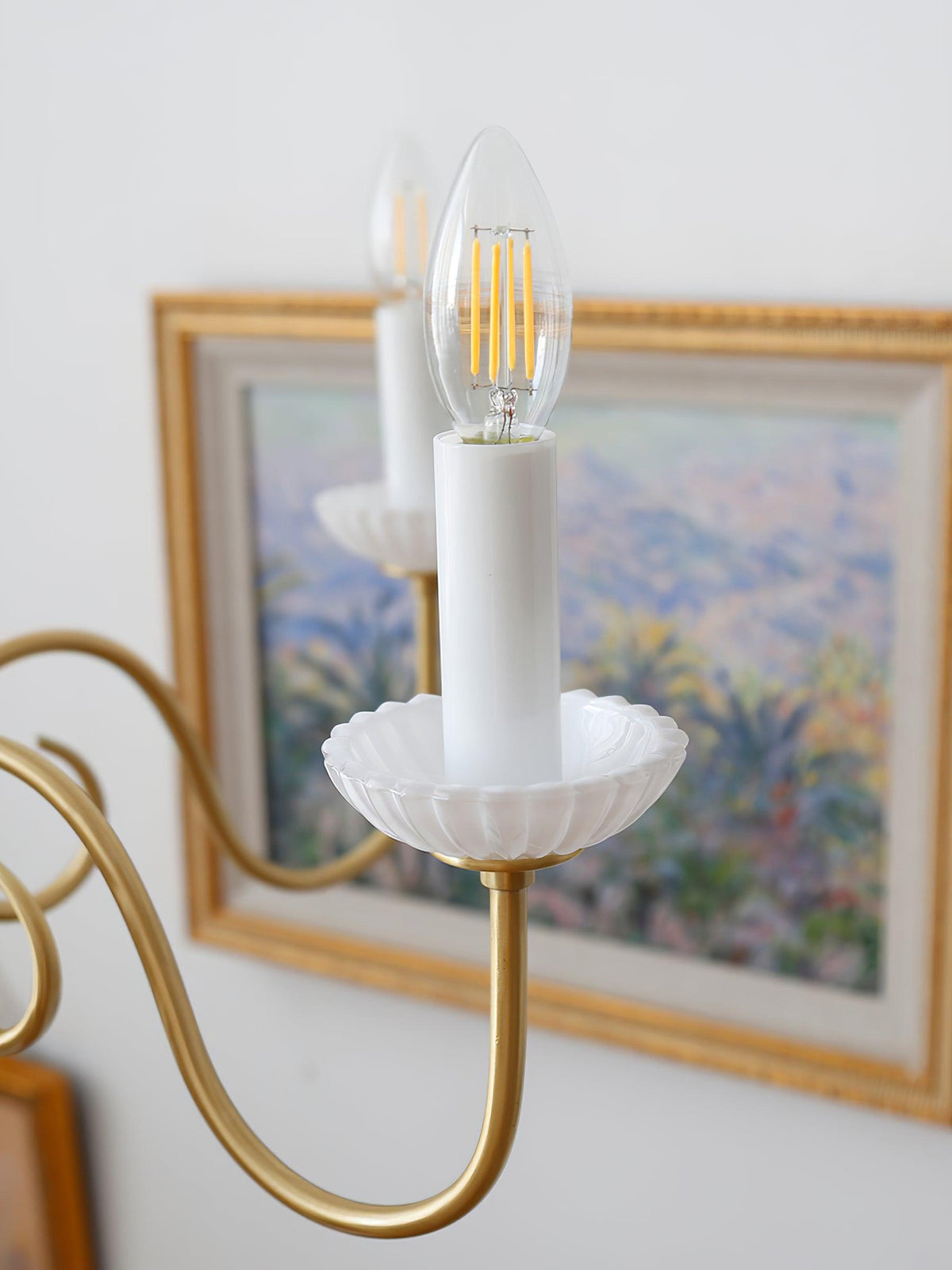 Odenwyn Brass Chandelier-Moonnatur