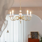 Odenwyn Brass Chandelier-Moonnatur