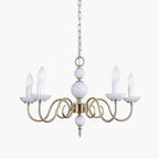 Odenwyn Brass Chandelier-Moonnatur