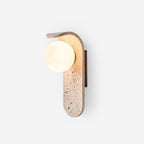 Beldenelia Travertine Wall Light-Moonnatur