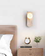 Beldenelia Travertine Wall Light-Moonnatur