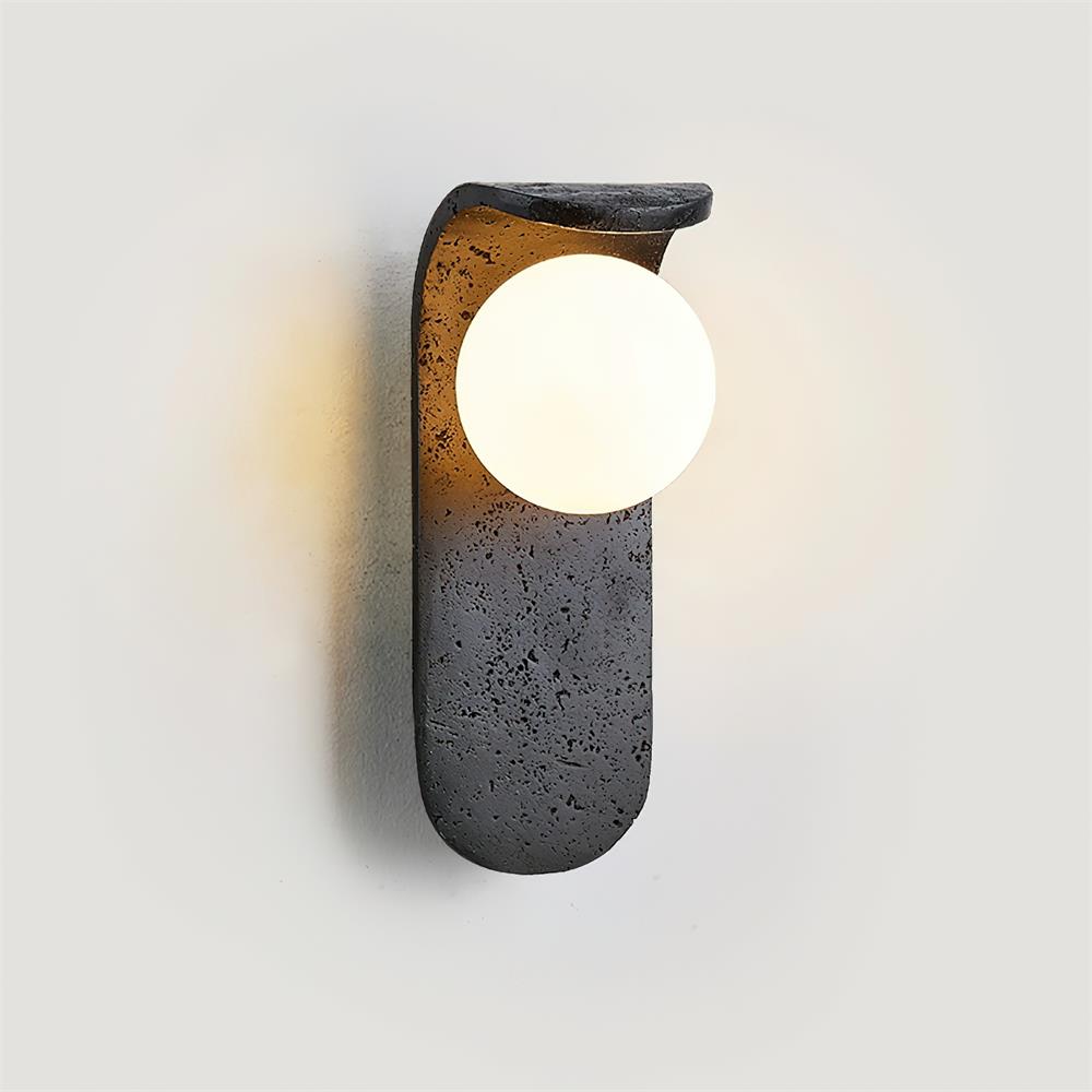 Beldenelia Travertine Wall Light-Moonnatur