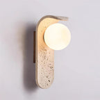 Beldenelia Travertine Wall Light-Moonnatur