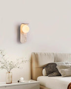 Beldenelia Travertine Wall Light-Moonnatur