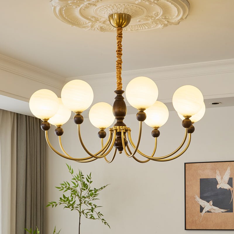 Wyrenara Wood Chandelier-Moonnatur