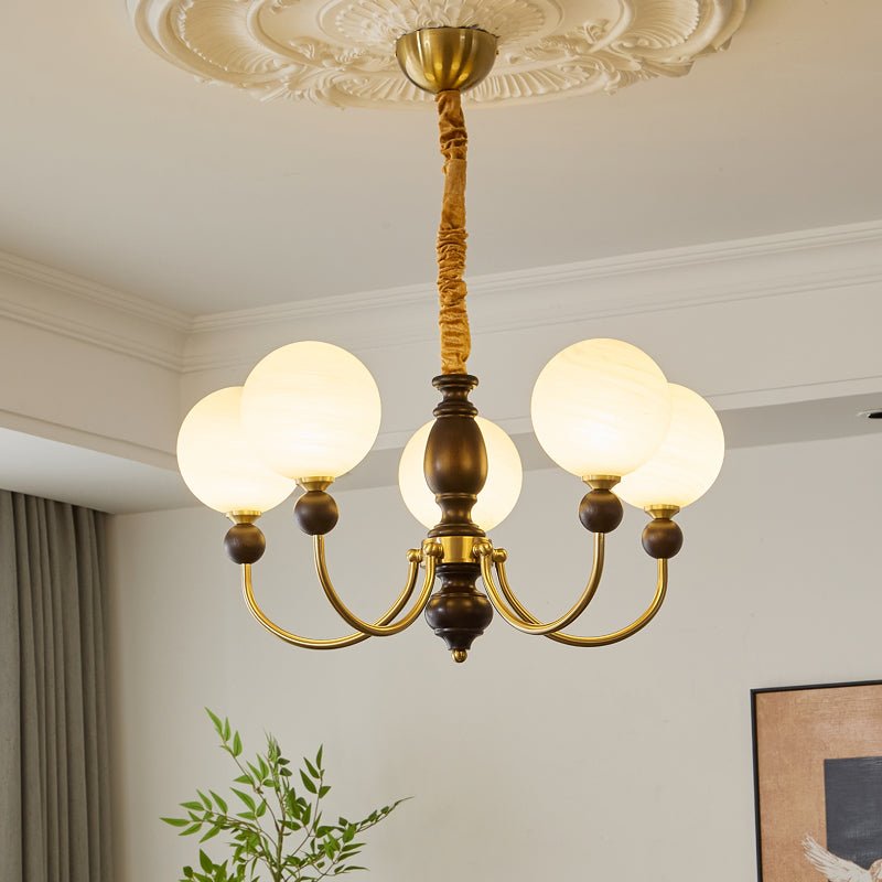 Wyrenara Wood Chandelier-Moonnatur