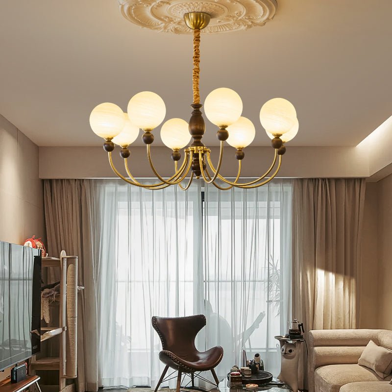 Wyrenara Wood Chandelier-Moonnatur