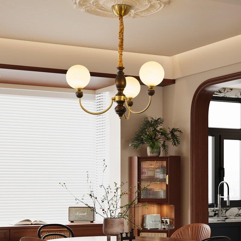 Wyrenara Wood Chandelier-Moonnatur