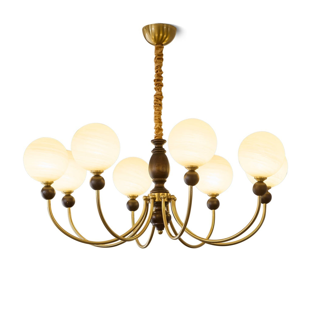 Wyrenara Wood Chandelier-Moonnatur