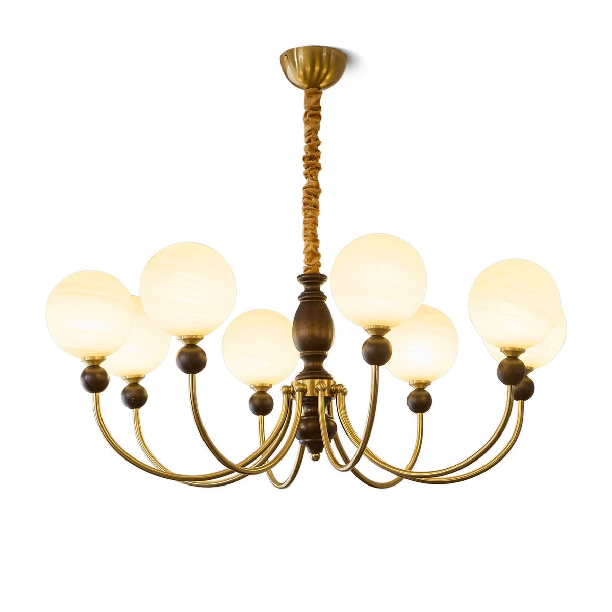 Wyrenara Wood Chandelier-Moonnatur