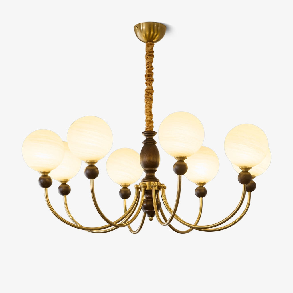 Wyrenara Wood Chandelier-Moonnatur