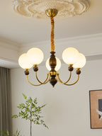 Wyrenara Wood Chandelier-Moonnatur
