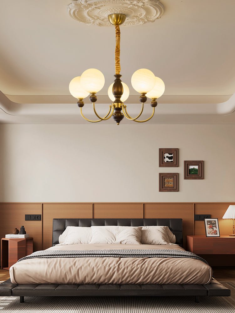 Wyrenara Wood Chandelier-Moonnatur